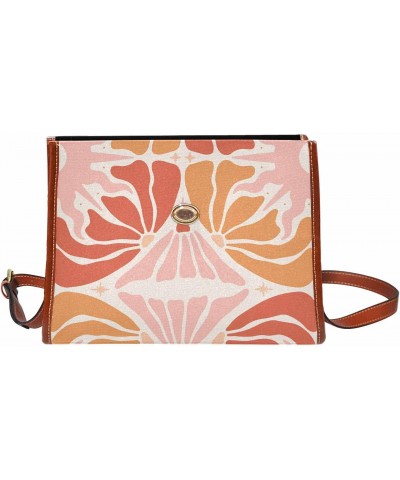 Trendy Floral y2k Crossbody, Retro Waterproof Satchel, Boho Crossbody Purse, Boho Aesthetic Purse $48.32 Satchels