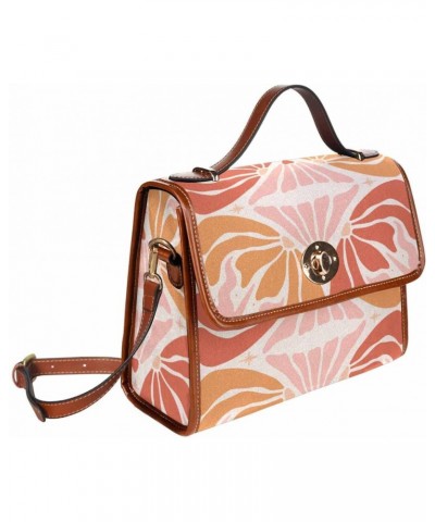 Trendy Floral y2k Crossbody, Retro Waterproof Satchel, Boho Crossbody Purse, Boho Aesthetic Purse $48.32 Satchels