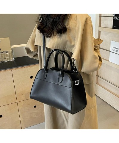 Tote Bag Women Trendy PU Purse Shoulder Bag CrossBody Bag Hobo Bags Cute Satchels Bag Tote Handbag Top Handle Bag Black $15.8...