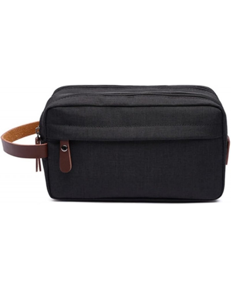 Men's Clutch Bag Men's Canvas Handbag Casual Clutch Bag (Color : Blue, Size : 25x9x15cm) 25x9x15cm Black $26.24 Wallets