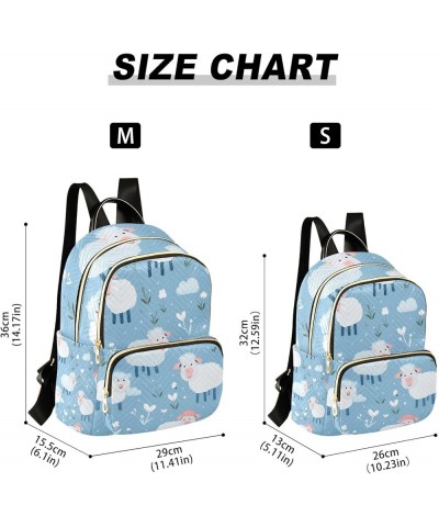 Small Backpack Purse for Women, Small Sheep Travel Bag Casual Daypack Shoulder Bag Small $17.28 Backpacks