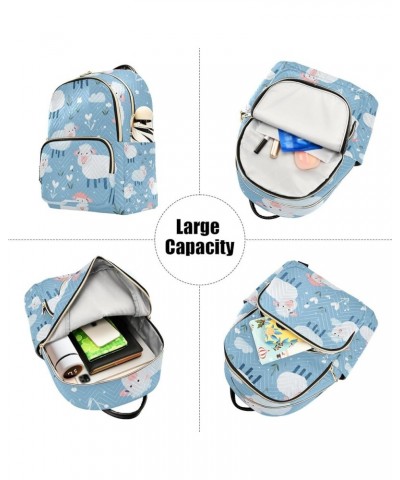 Small Backpack Purse for Women, Small Sheep Travel Bag Casual Daypack Shoulder Bag Small $17.28 Backpacks