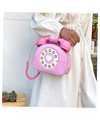 2 Pcs Telephone Diagonal Bag Lady Bags Jelly Miss Pinkx2pcs $14.43 Crossbody Bags