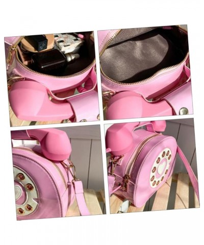 2 Pcs Telephone Diagonal Bag Lady Bags Jelly Miss Pinkx2pcs $14.43 Crossbody Bags