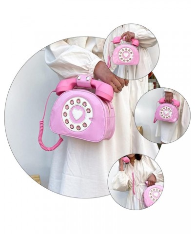 2 Pcs Telephone Diagonal Bag Lady Bags Jelly Miss Pinkx2pcs $14.43 Crossbody Bags