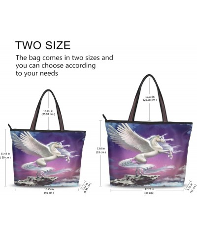 Large Tote Top Handle Bag, Women Zippered Handbag, Big Shoulder Hand Bags Multi 13 $11.08 Shoulder Bags