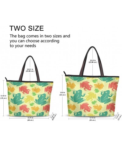 QMXO Animal Fog Pattern Handbags and Purse for Women Tote Bag Large Capacity Top Handle Shopper Shoulder Bag $12.42 Totes