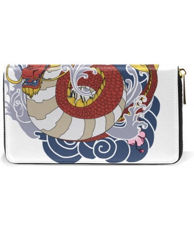 U LIFE Magic Fire Wild Dragon Animal Wallets Purse Cash Card Holder Case Leather $14.69 Wallets