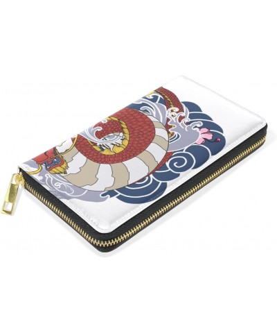 U LIFE Magic Fire Wild Dragon Animal Wallets Purse Cash Card Holder Case Leather $14.69 Wallets