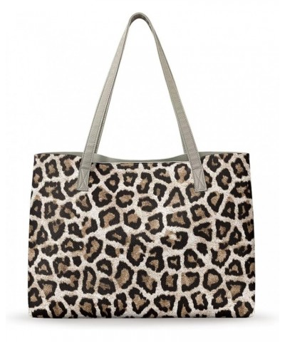 Yuuxorilu Women Purses and Handbags Top Handle Satchel Leopard $22.13 Satchels