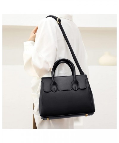 Women Handbags Top Handle Purse Vegan Leather Tote Bags Satchel Medium Totes Shoulder Bag Crossbody Bag Ladies Handbag Black ...