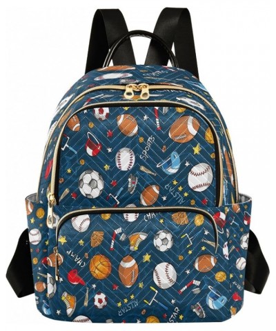 Fashion Backpack Mini Backpack Purse Casual Daily Backpack Painting Ball for Travel for College Work Medium $14.28 Backpacks