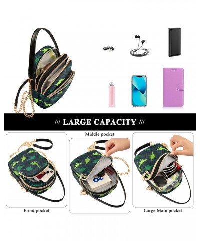 Dinosaurs Crossbody Bags for Women Fanny Packs Small Sling Cross Body Bag Mini Phone Walley Purse $9.03 Crossbody Bags