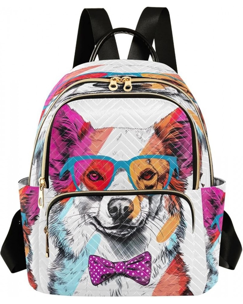 Dogs Funny Backpack Purse for Women Fashion Small Mini Backpack Daypacks Purse Back Pack Handbag Lady Purse,M Small $16.45 Ba...