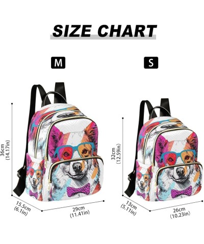 Dogs Funny Backpack Purse for Women Fashion Small Mini Backpack Daypacks Purse Back Pack Handbag Lady Purse,M Small $16.45 Ba...