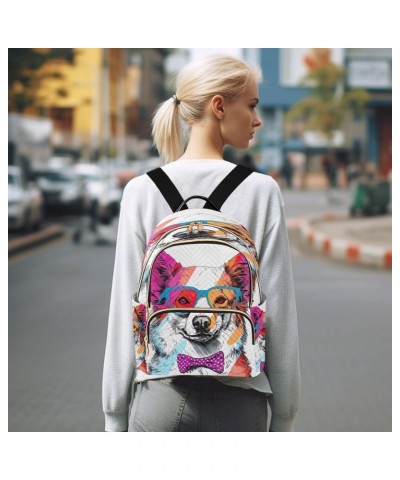 Dogs Funny Backpack Purse for Women Fashion Small Mini Backpack Daypacks Purse Back Pack Handbag Lady Purse,M Small $16.45 Ba...