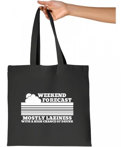 Gift for Funny Lazy Day Doing Nothing Lovers Weekend Forecast Mostly Laziness with a High Chance of Drunk Navy Black Multicol...