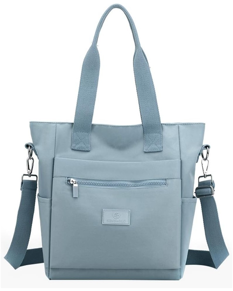 Women's Canvas Tote Bag Crossbody Satchel Bag Nylon Purse Shoulder Bag Hobo Bag Cute Large Size Casual Clutch B-lightblue $12...