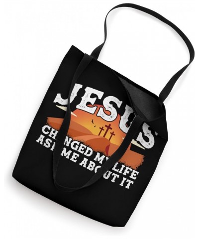 Jesus Changed My Life, Waymaker 1 Cross 3 nails 4 given Tote Bag $11.74 Totes