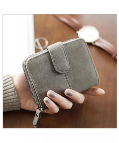 Wallet Women Coin Zipper walletNew Fashion Faux Leather Ladies Patchwork Wallet Short Two Discount Buckle Women's Wallet Coin...