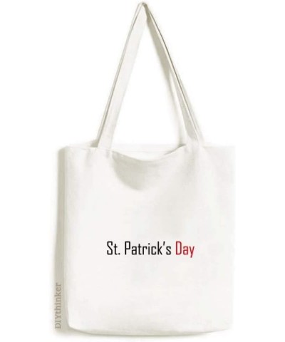 Celebrate St. Patrickâ€™s Day Blessing Festival Tote Canvas Bag Shopping Satchel Casual Handbag $16.11 Totes