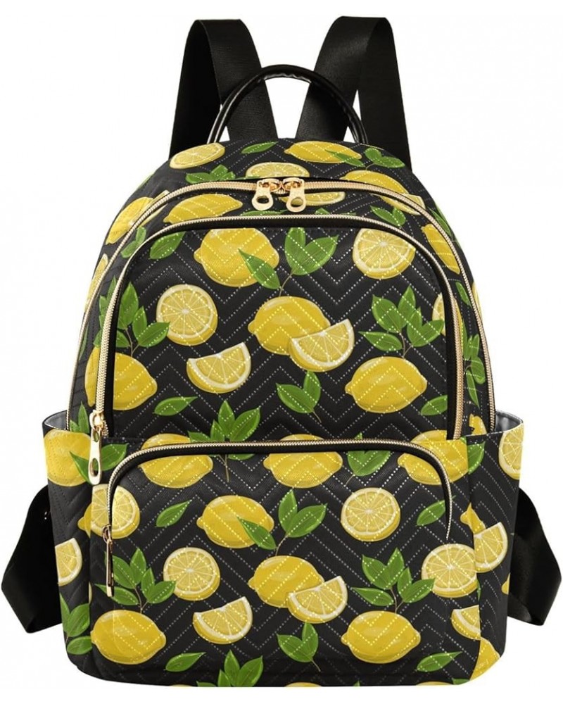 Tropical Fruit Yellow Pineapple Backpack Purse for Women Lightweight Back Pack Casual Daypack Travel Shoulder Bag Bookbag - M...