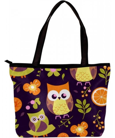 Handbags for Women, Zipper Tote Bag, Shoulder Bag, animals owl bird $15.30 Totes