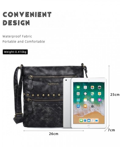 Crossbody Bags for Women,Ultra Soft Leather Purses for Women 400-black $16.20 Shoulder Bags