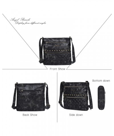 Crossbody Bags for Women,Ultra Soft Leather Purses for Women 400-black $16.20 Shoulder Bags