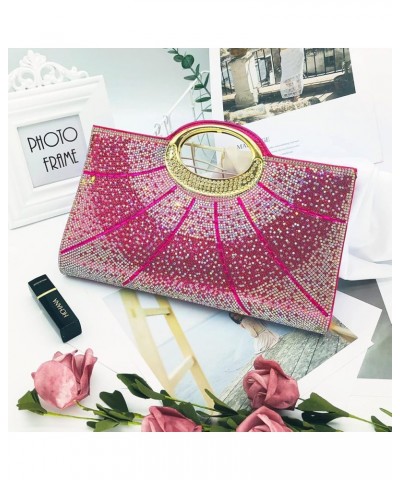 Clutch Purses for Women Rhinestone Evening Bag Wedding Party Cocktail Purses Handbags. Fuchsia $18.87 Evening Bags