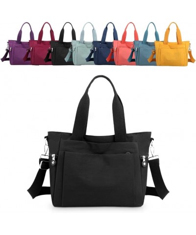 Female Multi-color Large-capacity Tote Bag, Women Crossbody Bag Multi-pocket Shoulder Handbag with Adjustable Shoulder Strap ...