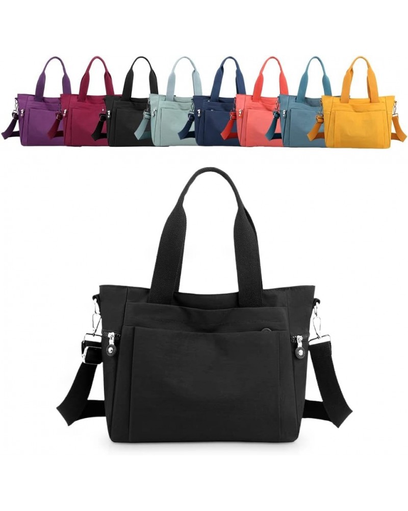 Female Multi-color Large-capacity Tote Bag, Women Crossbody Bag Multi-pocket Shoulder Handbag with Adjustable Shoulder Strap ...