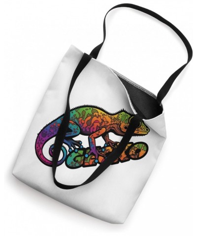 Colorful Gecko Art Tote Bag $10.35 Totes