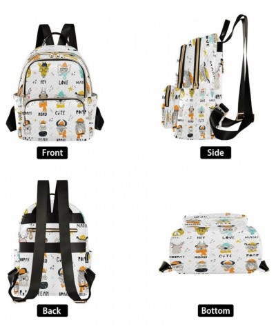 Fashion Backpack Mini Backpack Purse Casual Daily Backpack Glasses Animals for Travel for College Work Medium $22.41 Backpacks