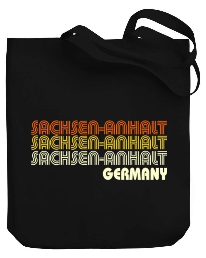 Retro Color Sachsen Anhalt Canvas Tote Bag 10.5" x 16" x 4 $23.99 Totes