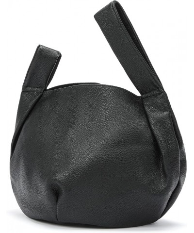 Women's Small Tote Bag for Women Soft Leather Top Handle Bag Wristlet Knot Pouch Purses and Handbags Black $13.11 Totes