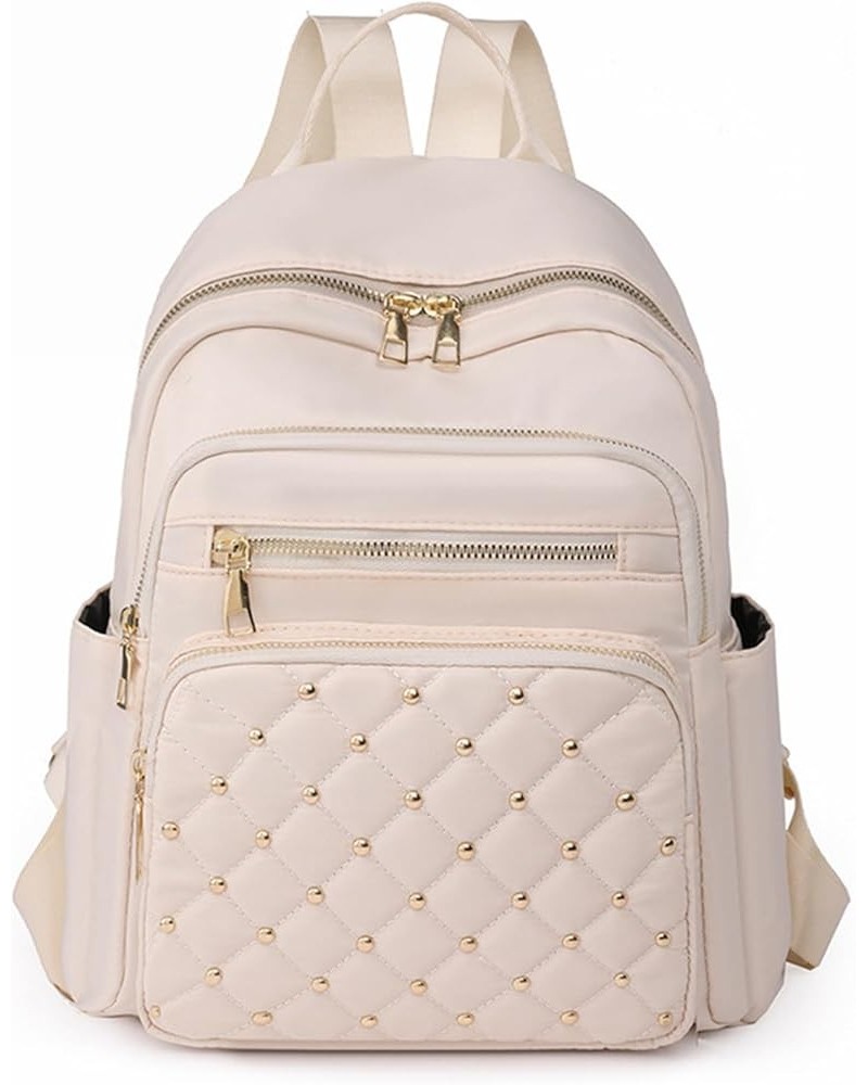 Casual Backpack for Women Large Capacity Durable Stylish Business Travel Daypack with Double Zipper Pocket,Black White $16.85...