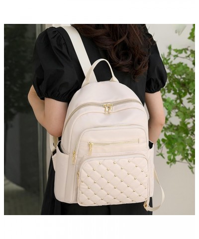 Casual Backpack for Women Large Capacity Durable Stylish Business Travel Daypack with Double Zipper Pocket,Black White $16.85...