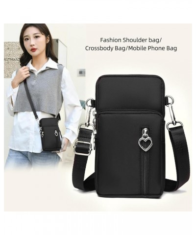 Small Crossbody Bags for Women Mini Cell Phone Wallet Shoulder Bag Handbag Arm Bag Wide Strap Purse Grey Watercolour $8.49 Cr...