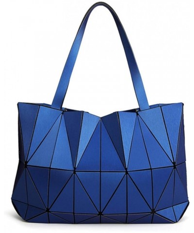 New Japan style Geometry Ladies Shoulder Bag Women Handbags Matte Triangle Laser bags Purse Blue $26.92 Shoulder Bags