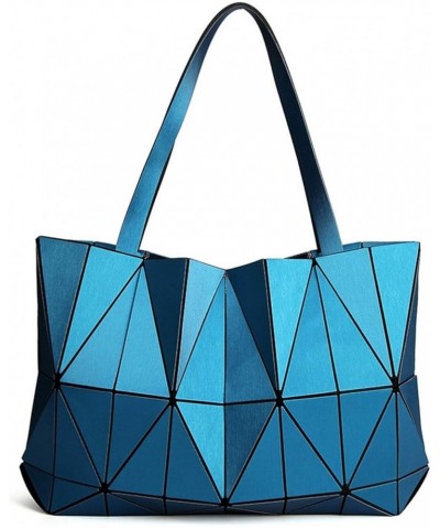 New Japan style Geometry Ladies Shoulder Bag Women Handbags Matte Triangle Laser bags Purse Blue $26.92 Shoulder Bags