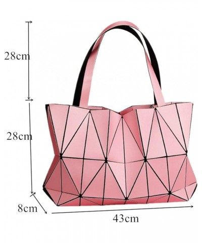 New Japan style Geometry Ladies Shoulder Bag Women Handbags Matte Triangle Laser bags Purse Blue $26.92 Shoulder Bags