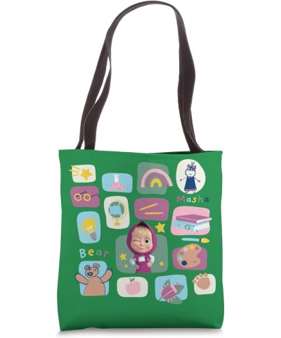 Masha and the Bear. Masha's art Tote Bag $10.34 Totes