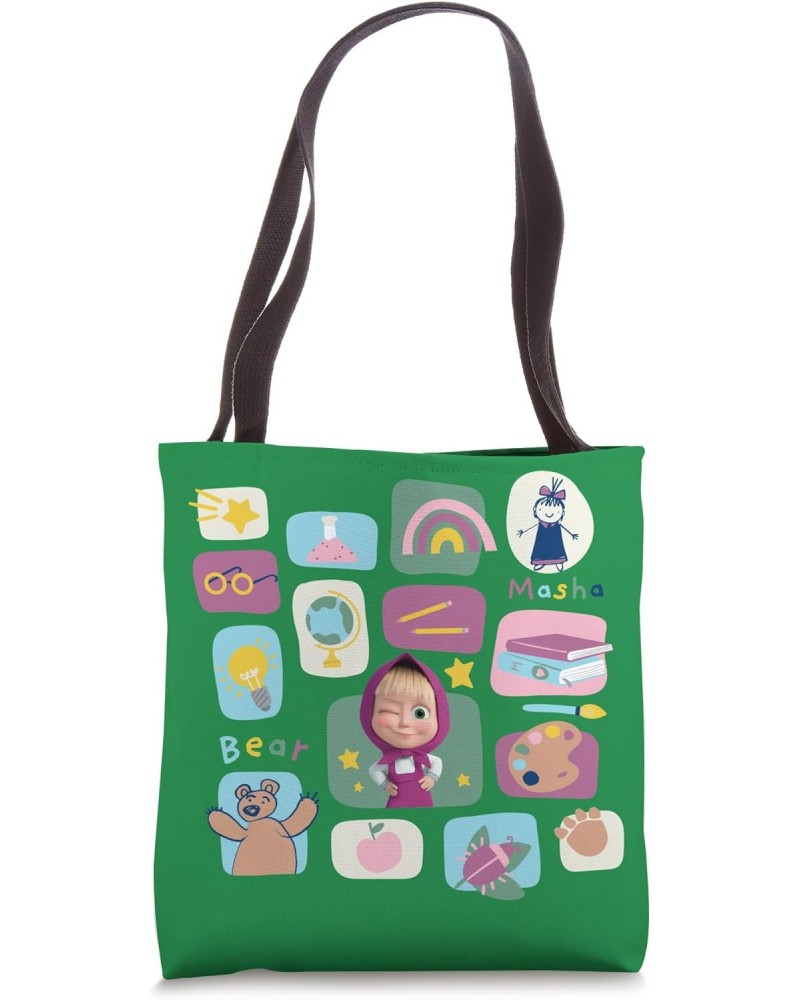 Masha and the Bear. Masha's art Tote Bag $10.34 Totes