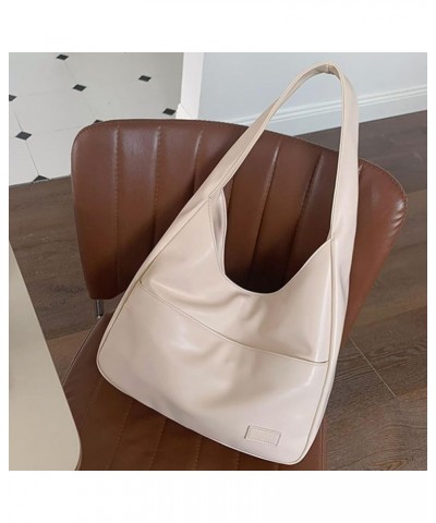 Tote Bag for Women Leather Hobo Bags Designer Shoulder Handbag College Work Everyday Soft Bag Purse White $14.39 Totes