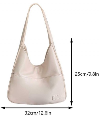 Tote Bag for Women Leather Hobo Bags Designer Shoulder Handbag College Work Everyday Soft Bag Purse White $14.39 Totes