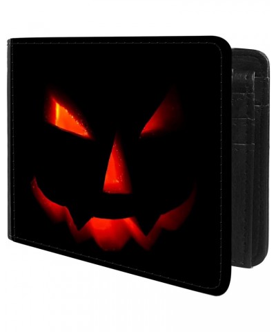 Unique Desige Pattern - Halloween Pumpkin, Slim Front Pocket Wallet Billfold RFID Blocking $8.34 Wallets