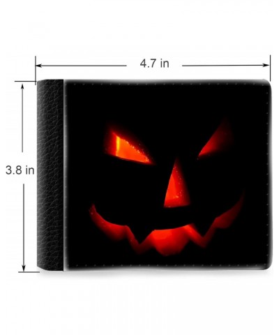 Unique Desige Pattern - Halloween Pumpkin, Slim Front Pocket Wallet Billfold RFID Blocking $8.34 Wallets