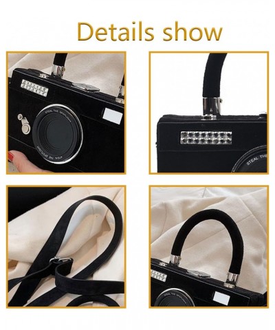 Camera Purse Camera Purse Crossbody Camera-Shaped Bags Novelty Crossbody Bag Fun Purses for Women Shoulder Bag Retro Novelty ...