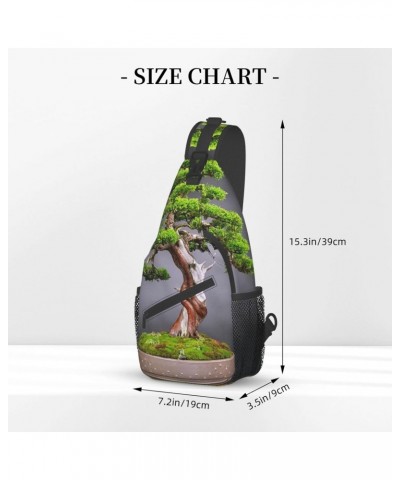 Sling Bag Japan Japanese Tree Sling Backpack Crossbody Chest Bag Daypack For Hiking Travel $12.03 Backpacks